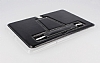 Eiroo Samsung Galaxy Tab S 10.5 Standl Siyah Deri Klf - Resim: 3