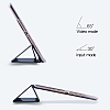 Samsung T560 Galaxy Tab E Slim Cover Mavi Klf - Resim 2