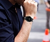 Eiroo Samsung Galaxy Watch Silikon Siyah-Beyaz Spor Kordon (46 mm) - Resim 4