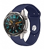 Eiroo Samsung Galaxy Watch Spor Silikon Lacivert Kordon (46 mm)
