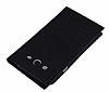 Samsung Galaxy Grand Gizli Mknatsl ift Pencereli Siyah Deri Klf - Resim: 2