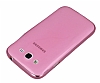 Samsung Galaxy Grand Ultra nce effaf Pembe Silikon Klf - Resim 3
