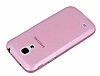 Samsung i9190 Galaxy S4 mini Ultra nce effaf Pembe Silikon Klf - Resim: 4