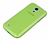 Samsung i9190 Galaxy S4 mini Ultra nce effaf Yeil Silikon Klf - Resim: 2