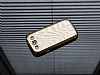 Eiroo Samsung i9300 Galaxy S3 Gold Metal Kenarl Gold Rubber Klf - Resim 2
