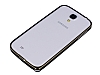 Eiroo Samsung i9500 Galaxy S4 Gold izgili Bumper ereve Siyah Klf - Resim 1