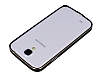 Eiroo Samsung i9500 Galaxy S4 Gold izgili Bumper ereve Siyah Klf - Resim 2
