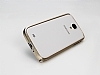 Eiroo Samsung i9500 Galaxy S4 Metal Bumper ereve Gold Klf - Resim: 4