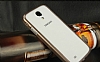 Eiroo Samsung i9500 Galaxy S4 Metal Bumper ereve Gold Klf - Resim: 6