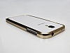 Eiroo Samsung i9500 Galaxy S4 Metal Bumper ereve Gold Klf - Resim: 5