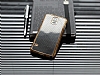 Eiroo Samsung i9600 Galaxy S5 Gold Metal Kenarl Siyah Rubber Klf - Resim: 1