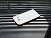 Eiroo Samsung i9800 Galaxy S6 Gold izgili Metal Bumper ereve Gold Klf - Resim 1