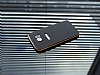 Eiroo Samsung i9800 Galaxy S6 Metal Kenarl Siyah Rubber Klf - Resim: 2