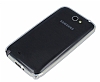 Eiroo Samsung N7100 Galaxy Note 2 Gold izgili Metal Bumper ereve Silver Klf - Resim 1