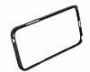 Eiroo Samsung N7100 Note 2 Siyah Metal Bumper ereve Klf - Resim 1