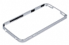 Eiroo Samsung N7500 Galaxy Note 3 Neo Metal Bumper ereve Silver Klf - Resim 3