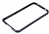 Eiroo Samsung N7500 Galaxy Note 3 Neo Metal Bumper ereve Dark Silver Klf - Resim 1