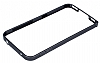Eiroo Samsung N7500 Galaxy Note 3 Neo Metal Bumper ereve Dark Silver Klf - Resim 3