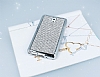 Eiroo Samsung N9000 Galaxy Note 3 Tal Silver Silikon Klf - Resim 1