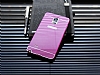 Eiroo Samsung N9100 Galaxy Note 4 ift Katmanl Metal Pembe Klf - Resim: 2