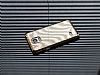 Eiroo Samsung N9100 Galaxy Note 4 Gold Metal Kenarl Gold Rubber Klf - Resim: 2