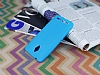 Asus ZenFone Go ZC500TG Deri Desenli Ultra nce Mavi Silikon Klf - Resim: 2