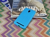 Asus ZenFone Go ZC500TG Deri Desenli Ultra nce Mavi Silikon Klf - Resim 1