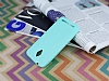 Asus ZenFone Go ZC500TG Deri Desenli Ultra nce Yeil Silikon Klf - Resim: 2