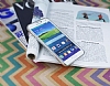 Fit Samsung Galaxy i9600 S5 Ultra nce Metalik Silver Silikon Klf - Resim: 2