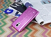 Fit Samsung N9100 Galaxy Note 4 Ultra nce Metalik Pembe Silikon Klf - Resim: 2