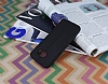 Samsung Galaxy S7 Deri Desenli Ultra nce Siyah Silikon Klf - Resim: 1