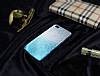 Huawei P8 Lite Mavi Simli Silikon Klf - Resim: 1