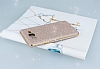 Eiroo Shiny Samsung Galaxy On7 Simli Rose Gold Silikon Klf - Resim 2