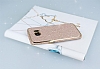 Eiroo Shiny Samsung Galaxy S7 Edge Simli Rose Gold Silikon Klf - Resim 3
