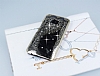 Eiroo Signet HTC One M9 Tal Desenli Gold effaf Rubber Klf - Resim: 2