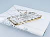 Eiroo Signet Huawei Ascend G7 Tal Desenli Gold effaf Rubber Klf - Resim: 1