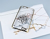 Eiroo Signet Huawei Ascend G7 Tal Desenli Gold effaf Rubber Klf - Resim: 2