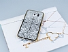 Eiroo Signet Samsung Galaxy S6 Tal Desenli Gold effaf Rubber Klf - Resim: 1