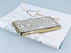 Eiroo Signet Samsung N9000 Galaxy Note 3 Tal Desenli Gold effaf Rubber Klf - Resim 2
