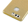 Eiroo Silvery Huawei P9 Simli Gold Silikon Klf - Resim: 2