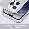 Eiroo Silvery iPhone 13 Pro Max Simli Silver Silikon Klf - Resim: 2