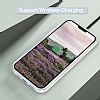 Eiroo Silvery iPhone 13 Simli Silver Silikon Klf - Resim 3