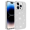 Eiroo Silvery iPhone 14 Pro Max Simli Silver Silikon Klf