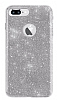 Eiroo Silvery iPhone 7 Plus Simli Silver Silikon Klf - Resim: 4