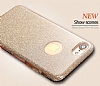 Eiroo Silvery iPhone 7 / 8 Simli Pembe Silikon Klf - Resim 7