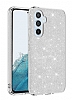 Eiroo Silvery Samsung Galaxy A14 Simli Silver Silikon Klf