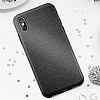 Eiroo Silvery Samsung Galaxy A7 2018 Simli Siyah Silikon Klf - Resim: 2