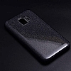 Eiroo Silvery Samsung Galaxy J2 Core Simli Siyah Silikon Klf - Resim: 1