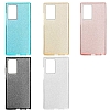 Eiroo Silvery Samsung Galaxy Note 20 Ultra Simli Siyah Silikon Klf - Resim: 2