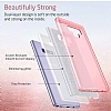 Eiroo Silvery Samsung Galaxy Note 9 Simli Mor Silikon Klf - Resim: 2